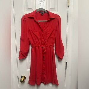 Size Small Forever 21 Pink Business Casual Dress